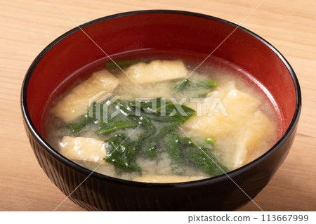 菠菜和炒味噌湯 113667999