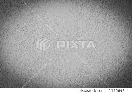 Grey vignette abstract design gray plaster wall place text background pattern empty blank 113669744