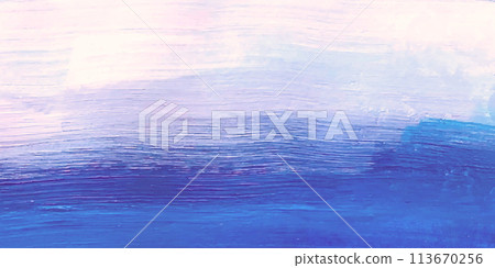 Acrylic or watercolor texture background horizontal , brush strokes white and violet purple colors. Acrylic or watercolor texture background horizontal , brush strokes white and violet purple colors. 113670256