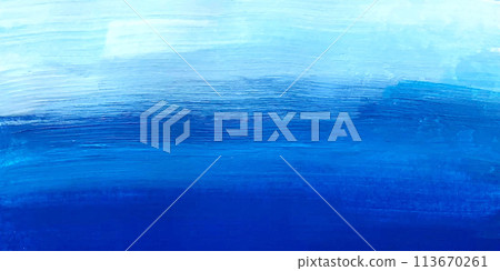 Acrylic white-blue texture background horizontal , brush strokes. Acrylic white-blue texture background horizontal , brush strokes. 113670261