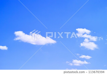 藍色的天空和雲圖像 藍色的天空和雲圖像 113670394