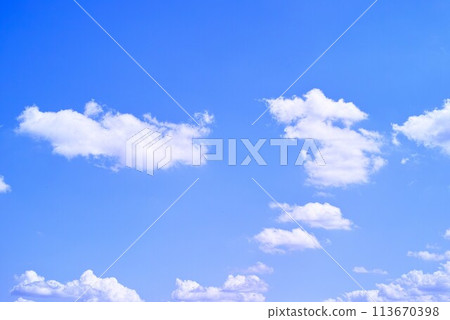 藍色的天空和雲圖像 藍色的天空和雲圖像 113670398