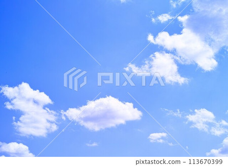 藍色的天空和雲圖像 藍色的天空和雲圖像 113670399