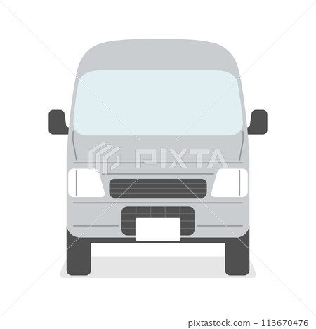 Light wagon car, front illustration Light wagon car, front illustration 113670476