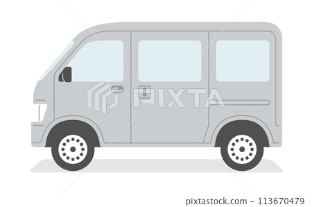 Light wagon car, horizontal illustration Light wagon car, horizontal illustration 113670479