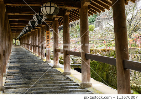 Yamato Province Hasedera Temple Corridor Nara Prefecture Yamato Province Hasedera Temple Corridor Nara Prefecture 113670807