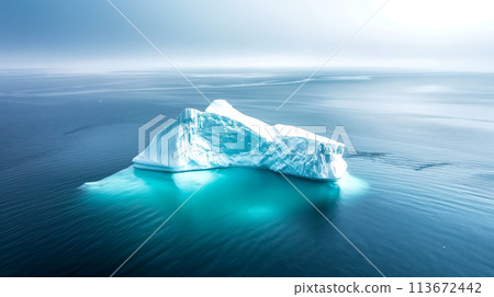Beautiful glacier and global warming Beautiful glacier and global warming 113672442