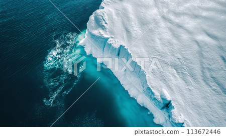 冰山和全球暖化的壯觀景色 美麗的冰川和全球暖化 冰山和全球暖化的壯觀景色 美麗的冰川和全球暖化 113672446
