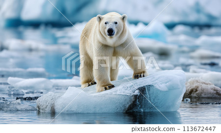 白熊冰川全球暖化 113672447
