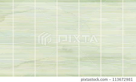 水彩風格_橫竹百葉窗背景圖 113672981