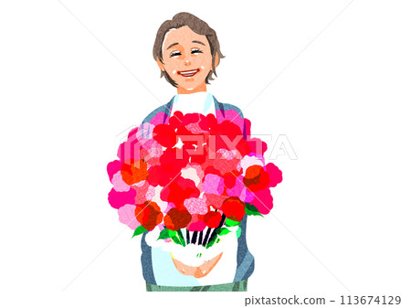 贈送花束 贈送花束 113674129