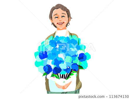 Present a bouquet Present a bouquet 113674130