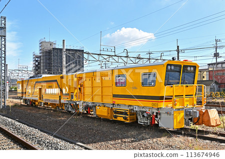 Railway Private Railway Tobu Railway Nikko Line Switch Multiple Tamper Railway Private Railway Tobu Railway Nikko Line Switch Multiple Tamper 113674946