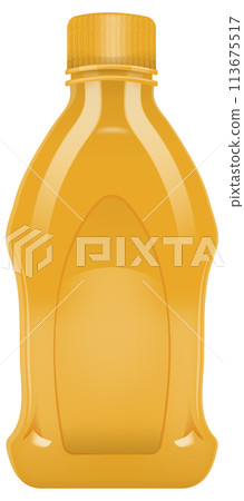 Golden Honey Bottle Vector Illustration Golden Honey Bottle Vector Illustration 113675517