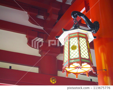 The view of Tsuri-doro hanging lanterns The view of Tsuri-doro hanging lanterns 113675776