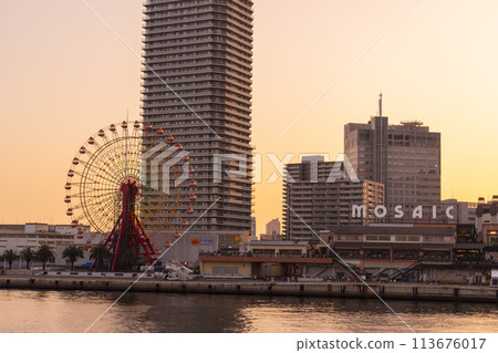 神戶Harborland的夜景 神戶Harborland的夜景 113676017