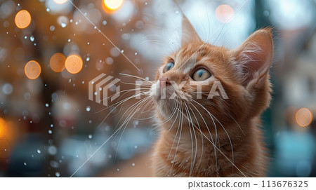 kitten at the Eiffel Tower 113676325