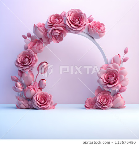 3d Beautiful flowers Backgrounds wallpaper 113676480