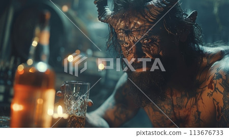 alcohol demon alcohol demon 113676733