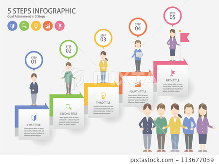 Infographics 5 Steps 01 5 Steps Infographics Infographics 5 Steps 01 5 Steps Infographics 113677039