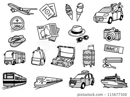 旅行相關插圖 113677308