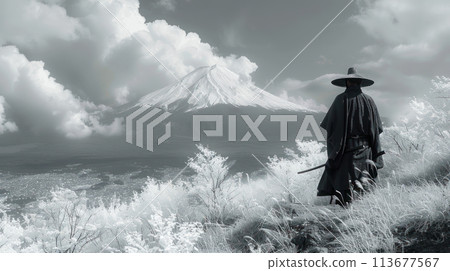 Japanese samurai . noir style Japanese samurai . noir style 113677567