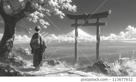 Japanese geisha Japanese geisha 113677652