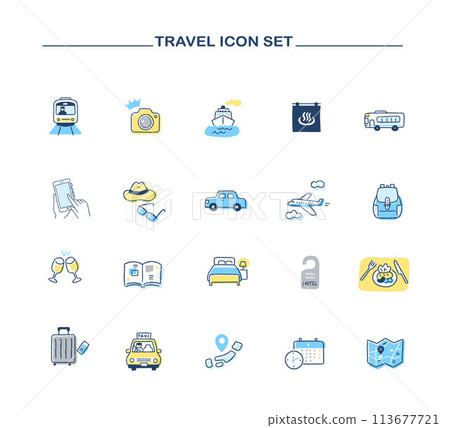 Travel icon set Travel icon set 113677721