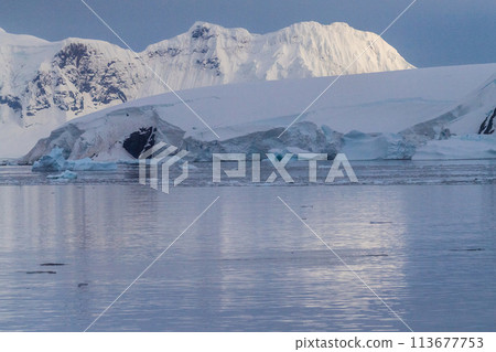 Antarctic landscape near near Danco Island Antarctic landscape near near Danco Island 113677753