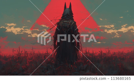 Egyptian god Anubis Egyptian god Anubis 113680165