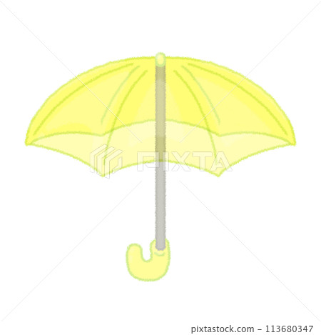 Plastic umbrella illustration 113680347