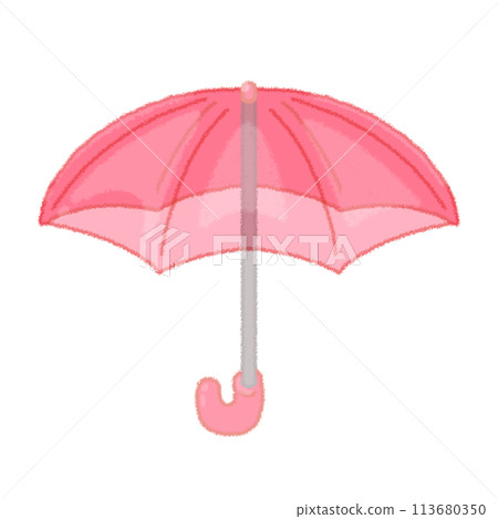 Plastic umbrella illustration 113680350