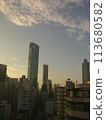 Sky seen from the city 113680582