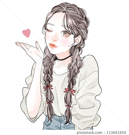 Throw kiss 113681859