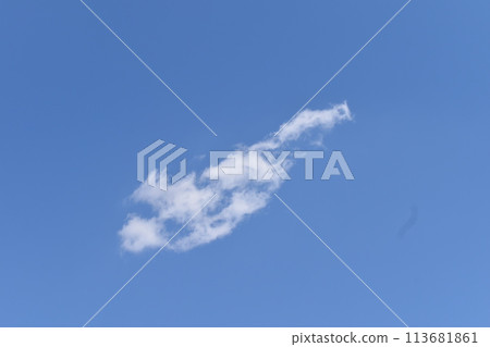 White clouds floating in the sky 113681861