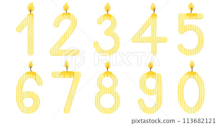 Birthday candle number, age, anniversary, candle, burning candle number pattern Birthday candle number, age, anniversary, candle, burning candle number pattern 113682121