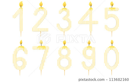 Birthday candle number, age, anniversary, candle, burning candle number pattern Birthday candle number, age, anniversary, candle, burning candle number pattern 113682160