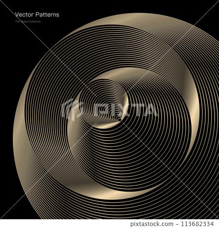 Luxury circle frame design 113682334