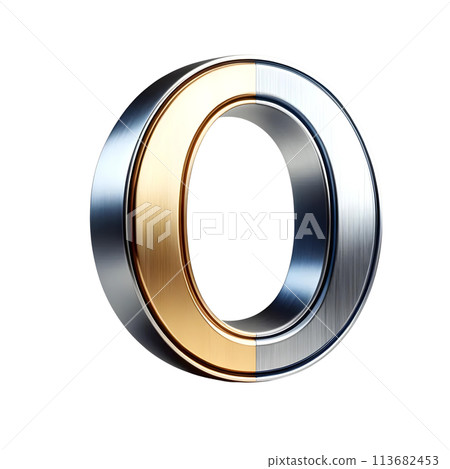 3D letter O 113682453