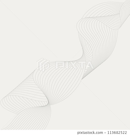 An abstract wave. An element of the sound track design, frequency spectrum, and wave effect. Stylized wave background for thematic and creative creative ideas 113682522