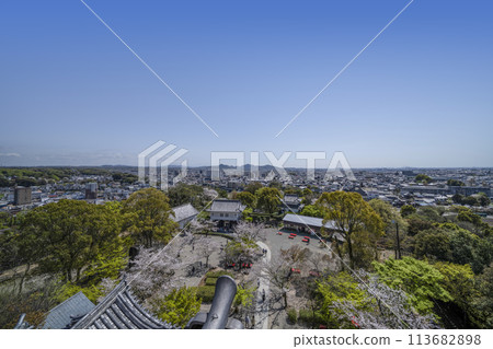 National Treasure Inuyama Castle - View from the castle tower National Treasure Inuyama Castle - View from the castle tower 113682898