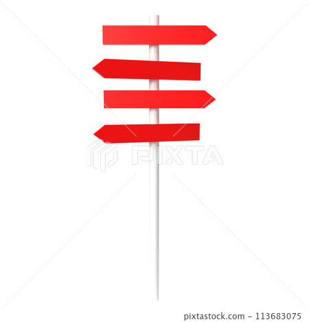 The traffic sign png image for transportation or travel concept 3d rendering 113683075