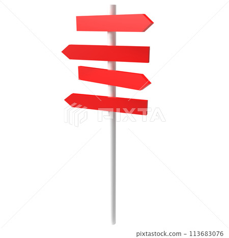 The traffic sign png image for transportation or travel concept 3d rendering 113683076