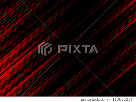 Abstract red line and black background for business card, cover, banner, flyer. Vector illustration 113683237