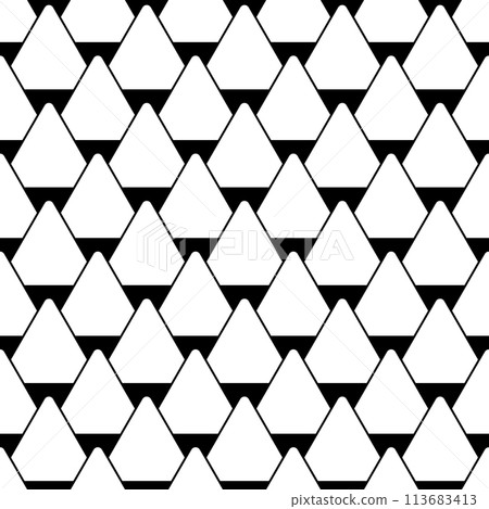 Geometric seamless pattern. Composition of abstract triangular elements, a template for creative ideas and design Geometric seamless pattern. Composition of abstract triangular elements, a template for creative ideas and design 113683413