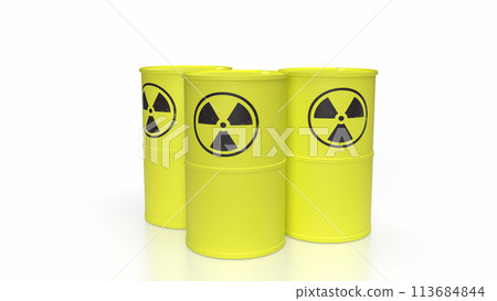 The Radioactive tank for energy or technology concept 3d rendering. The Radioactive tank for energy or technology concept 3d rendering. 113684844