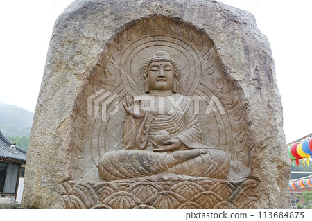buddha statue in the temple 113684875