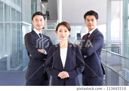 Business men and women 113685518