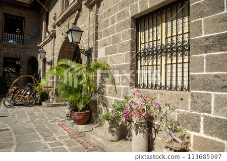 Beautiful scenery at Casa Manila in Manila, Philippines 113685997