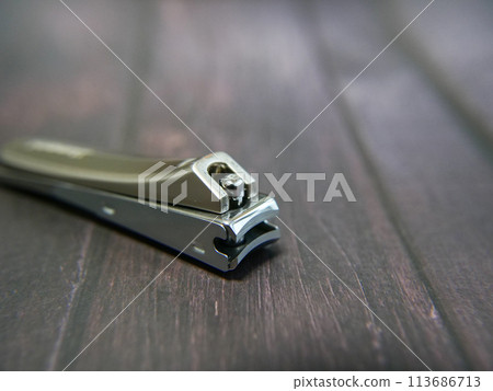 Stainless steel nail clippers, aesthetic sense, cleanliness Stainless steel nail clippers, aesthetic sense, cleanliness 113686713